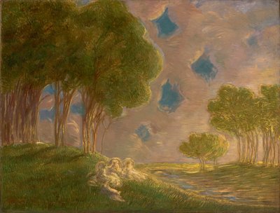 Paisaje de Gaetano Previati